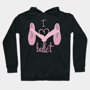 I heart ballet Hoodie